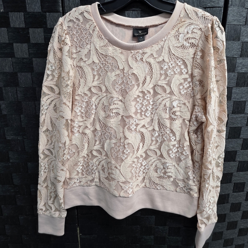 Worthington Blush Pink Knit Top